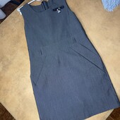 Шкільний сарафан для дівчинки BRaxton, сірий, зріст 134 см