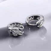 Сережки 'Xuping' Фіаніт (Родій) 073450