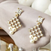 Сережки 'Xuping' Майорка (позолота 18к) 077051