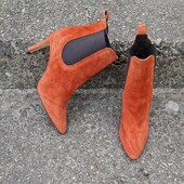 р.37. Маломірять. Черевички/челсі Aliciane San Marina нат.замша