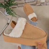 Жіночі зимові хутряні шльопанці