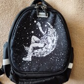 Рюкзак шкільний Bagland Butterfly Spaceman чорний