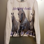 Свитшот трикотаж с начесом до роста 164