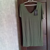Розпродаж!!! Брендовое новое трикотажное вискозное платье-футболка р.8-12