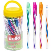 Ручка масляна Cello 278 синя 10 штук