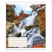 Зошит 18л у лінійку серія 2542 Зачарованi схили 5 шт