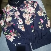 ❤️Стильная рубашка в цветочный принт ❤️Смотрите мои лоты ❤️
