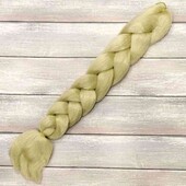 Канекалон Jumbo braid № 122 молочный блонд 80 см.