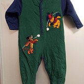 Человечек, ромпер утеплённый 12-18 мес.