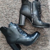 Ботинки кожаные