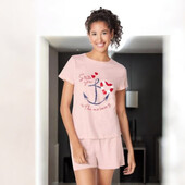 Нова бавовняна жіноча піжама домашній костюм м 40/42 наш 46/48