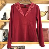 Кофта рубчик❤️бургунді