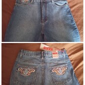 Нові джинси на осінь/весну, розмір на наш 46-48.