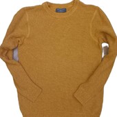 Бавовняний светр гірчичного кольору розмір М