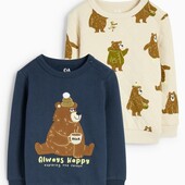 Комплект теплих світшотів C&A 2-3роки 98