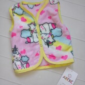 Жилетка махрова на міжсезон розмір 22 (1-1,5роки)