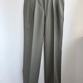 Мужские классические костюмные брюки hiltl бутылочный цвет хаки шерсть легкие