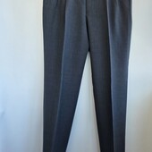 Мужские классические костюмные брюки серые шерсть Hiltl Германия