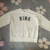 Розпродаж!Стильний світшот для дівчинки р.158,колір молочний!