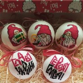 Новорічний декор/вишивка/ іграшки