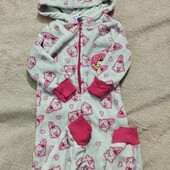 6461Комбінезон чоловічок плюшовий 86/92