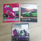 Багато лотів, обирайте економте на доставці! Три зошити в косу