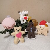 Ялинкові прикраси 5 шт. одним лотом