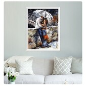 Алмазна мозаїка матова картина стразами 40*50 см