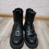 Натуральні шкіряні зимові чоботи челсі