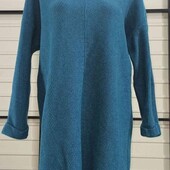 Красивое шерстяное платье-свитер. разм. l/xl