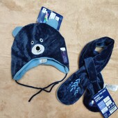 6516.Шапочка lupilu 74/80+шарф