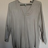 Шелковая блузка stradivarius. разм. м/л