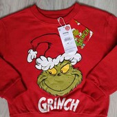 Sinsay брендовый новый свитшот/реглан цвет красный на рост 116 см