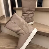 Шкіряні сапоги чоботи зима 41(26.5см)