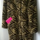 Тепла шуба із штучного хутра