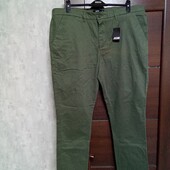 Розпродаж!!! Брендовые новые коттоновые мужские брюки-слаксы р.44L Нюанс!