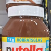Шоколадно-горіхова паста Nutella 1 кг! Величезна банка