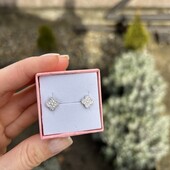 Дуже красиві сережки конюшина мед сплав