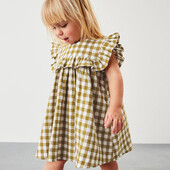 Стильна котонова сукня, 5-6 рочків