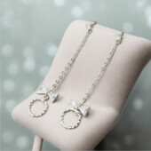 Сережки 'Xuping' Фіаніт (Родій) 090093