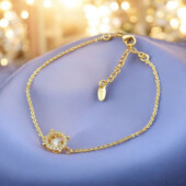 Браслет 'Xuping' Фіаніт 18 см. (позолота 18к) 090274