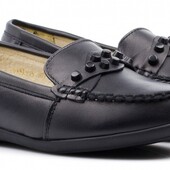 Кожаные женские туфли мокасины 37 размер