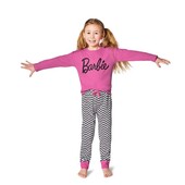 Дитяча піжамна кофтинка Barbie на зріст 134/140
