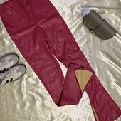 Стильні лосіни розширені до низу у кольорі фуксія