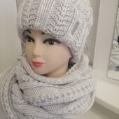 Красивий теплий комплект р 56-60 Якість преміум-класу!