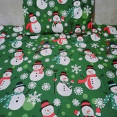 Простирадло євро та дві наволочки 50х70 см. Бязь Голд Люкс.