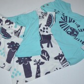 2 костюми в лоті (4 речі) футболки + шорти George 6-9міс