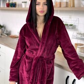 Женский теплый длинный халат 42/64 размеры разные цвета на выбор