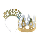 Корона та різвяний обідок Набір для вечірок (корона і обруч) Livarno Home