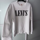 Levis оригінал білосніжна кофта светр лонгслів світшот оригінал